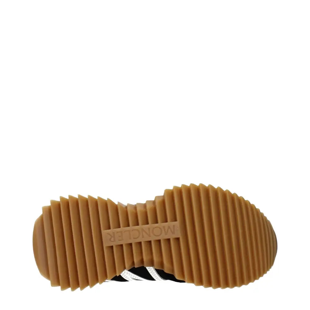 Moncler Black Fabric Low Top Sneakers - 35 - Sneakers