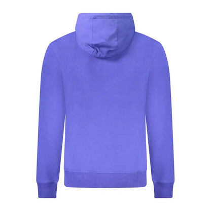 Lilla Napapijri-hoodie i blå farve, 100% originale brands