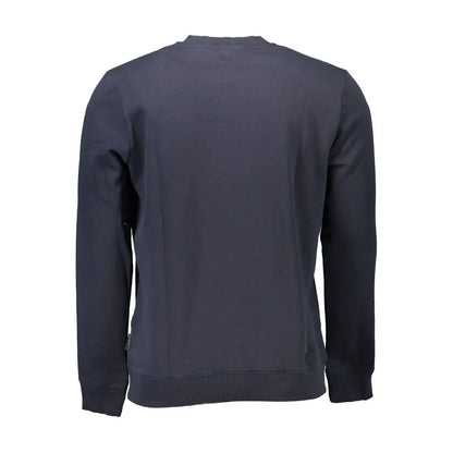 Napapijri Blue Organic Cotton Men Sweater