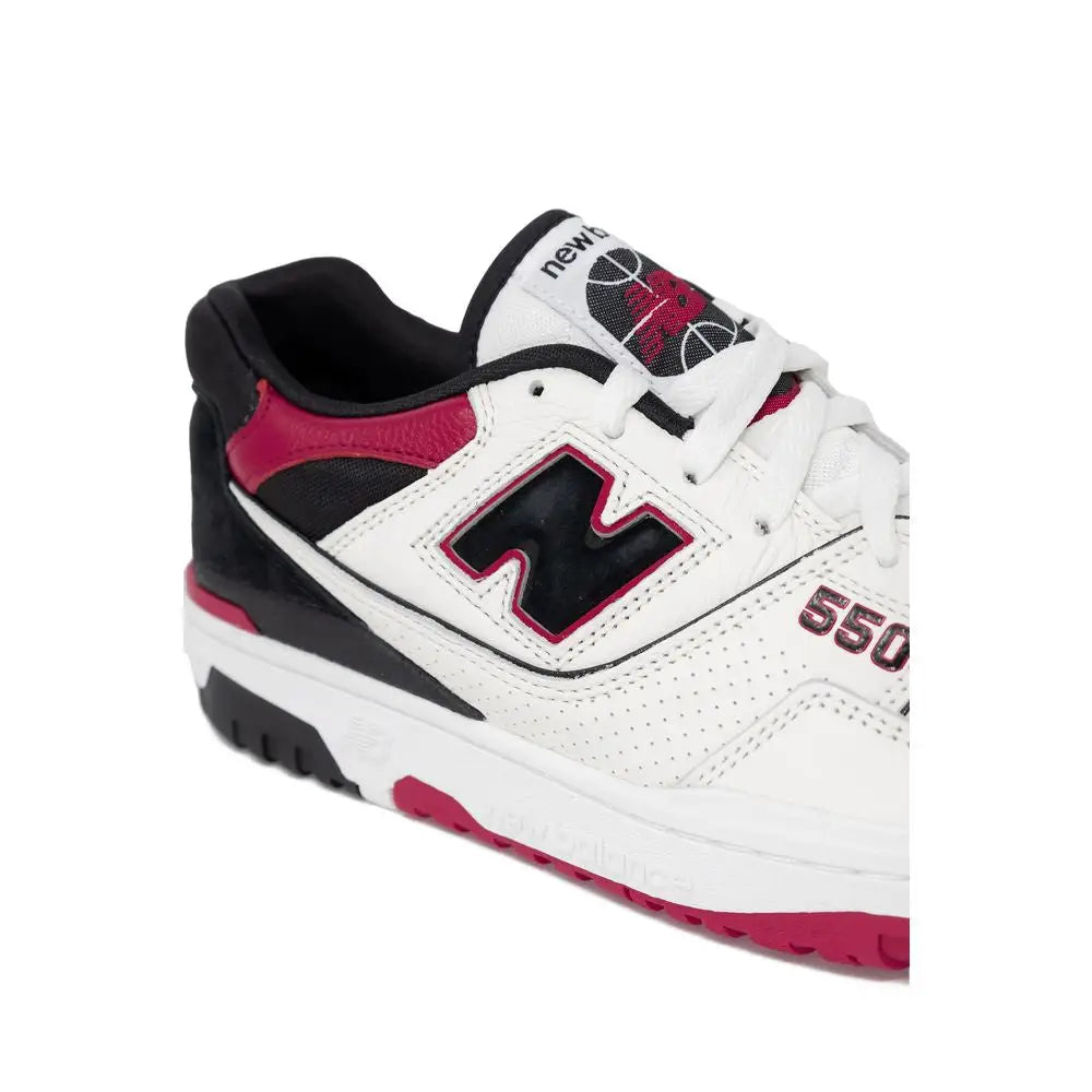 New Balance Red Leather Sneakers