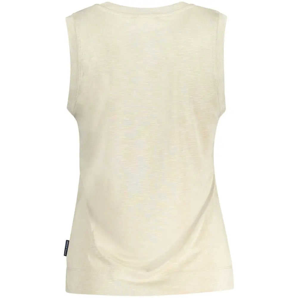 North Sails Beige Polyester Tank Top - T-shirts