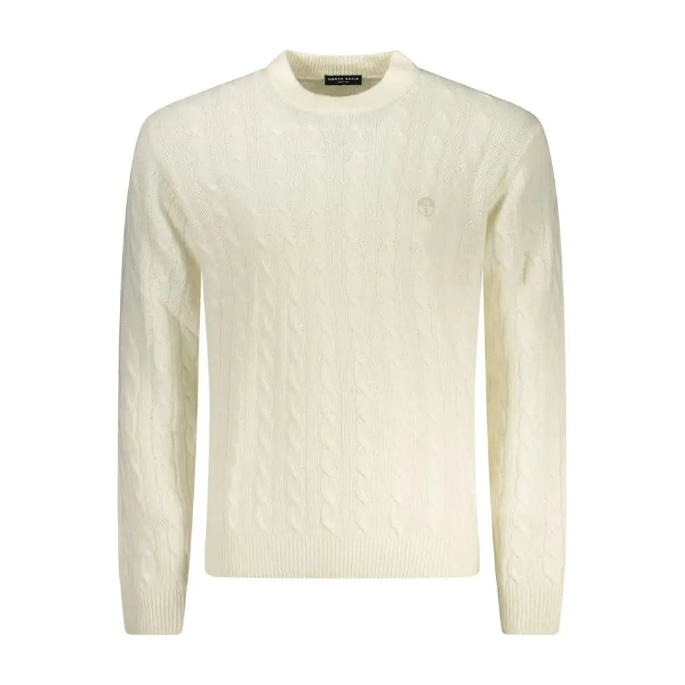 North Sails Bianco Poliammide Mens Sweater - Sweaters