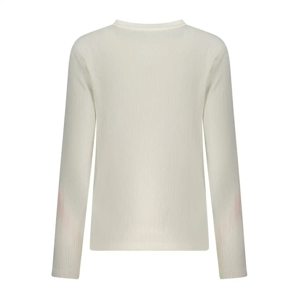 Nord Sails Bianco cremede rib-strikket langærmet sweater med rund hals