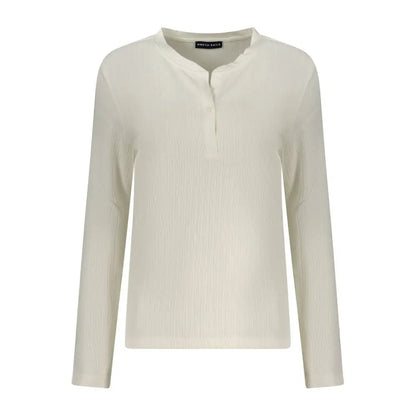 North Sails Bianco polyester kvinders sweater i cremfarvet med ribbet tekstur