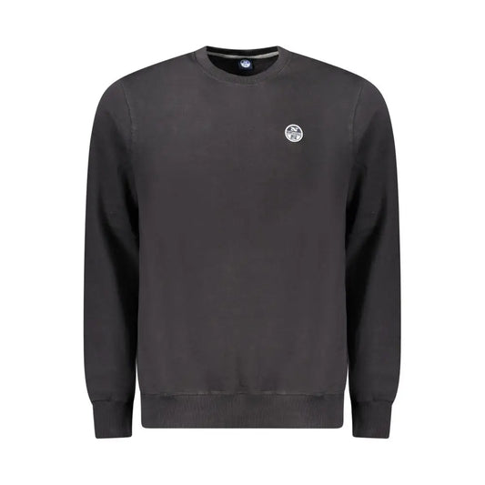 North sails sorte bomulds sweater i sort bomuld med hvid logo