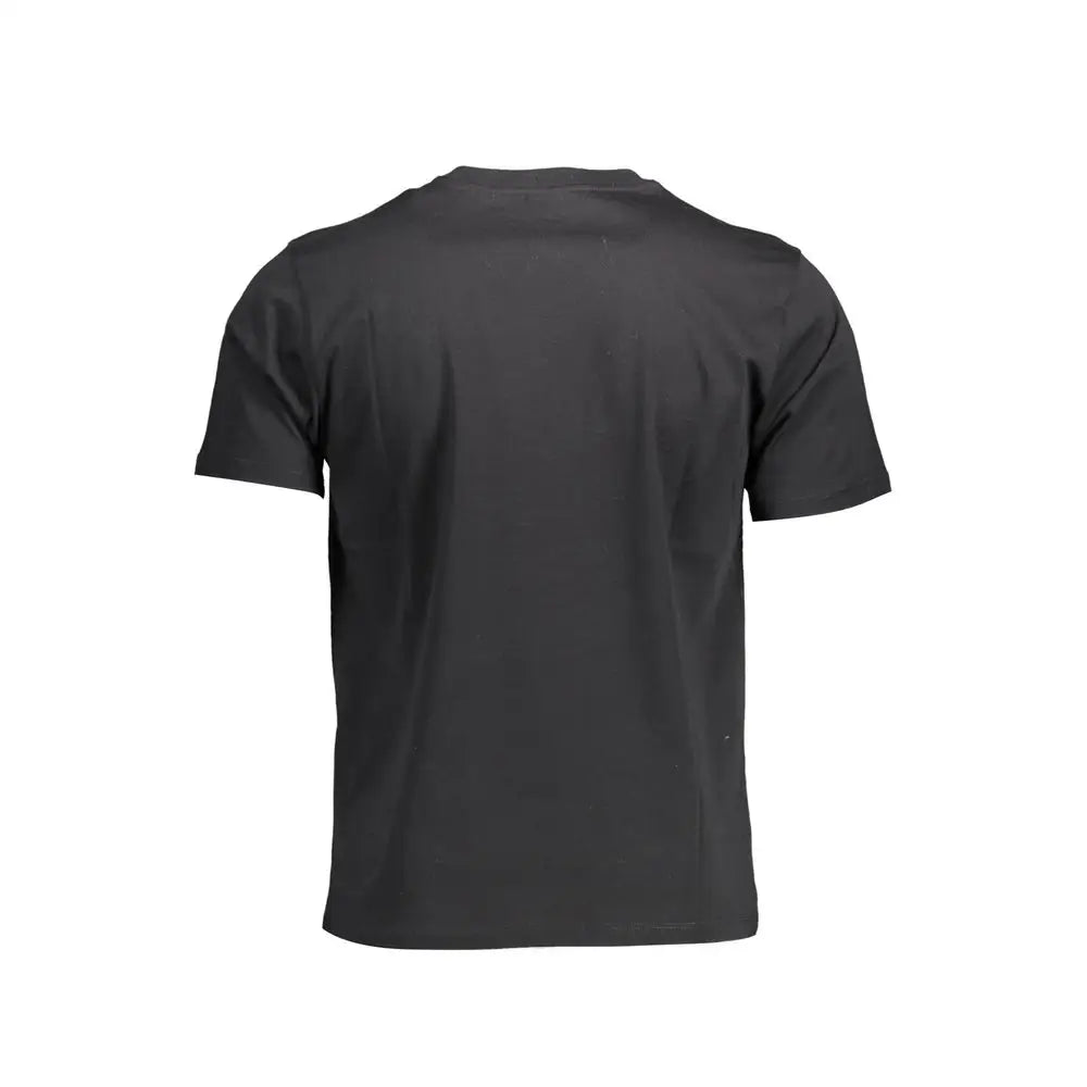 North Sails Black Cotton Men T-Shirt - XL - T-shirts
