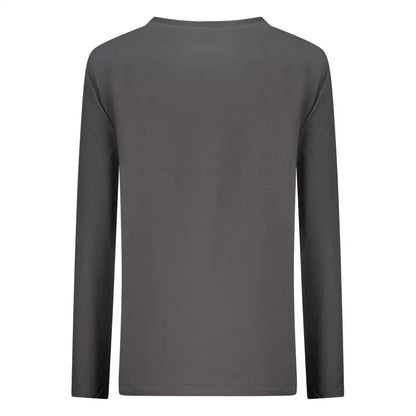 North Sails black cotton kvinders langærmet T-shirt i mørkegrå