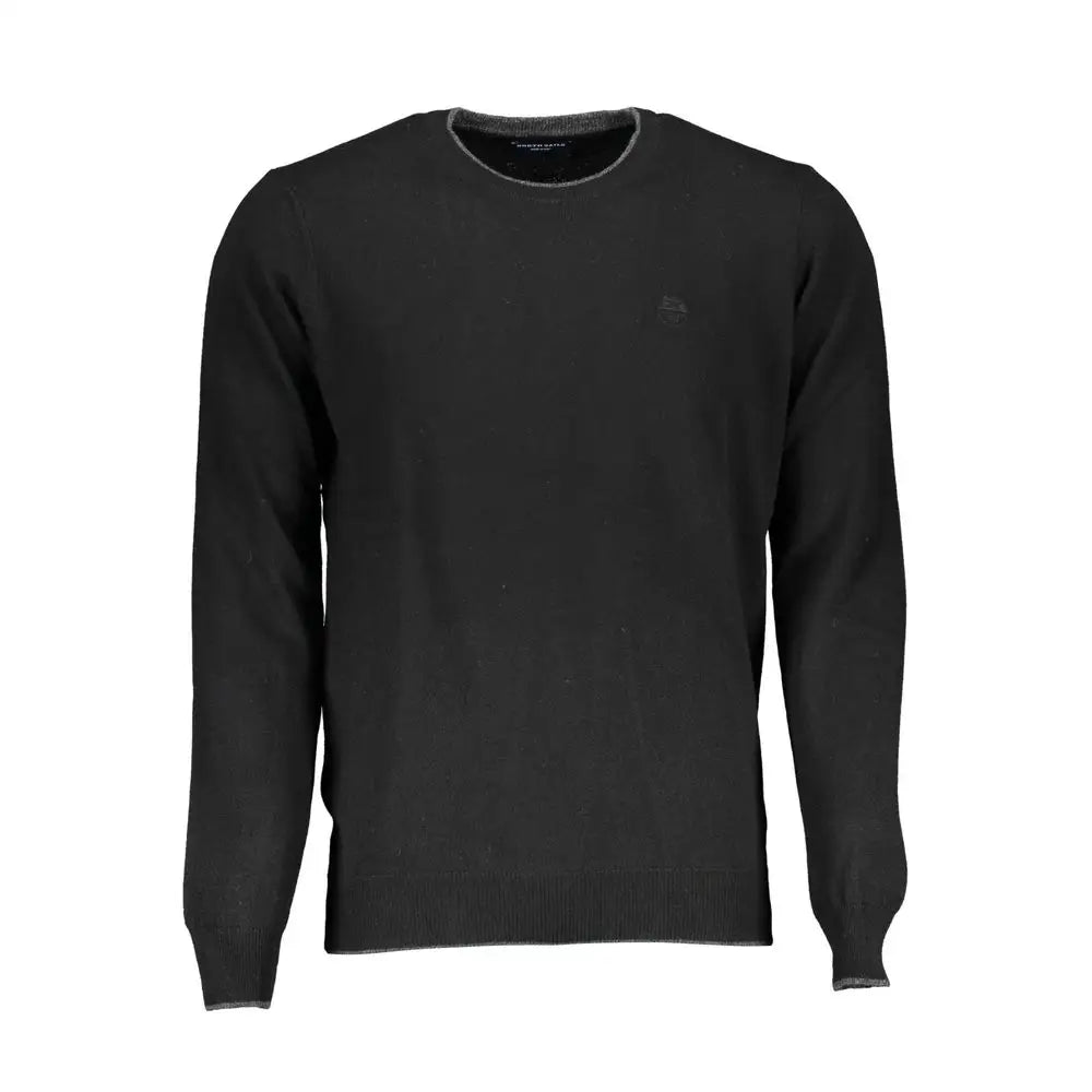 North Sails Black Polyamide Men Sweater - XXL