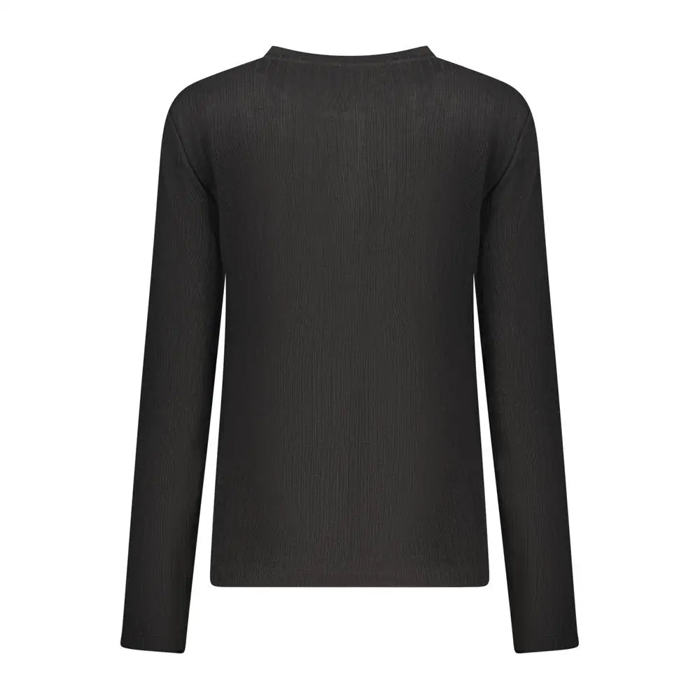 Sort North Sails sort sweater: sort skabt i sort polyester med rib og crew hals