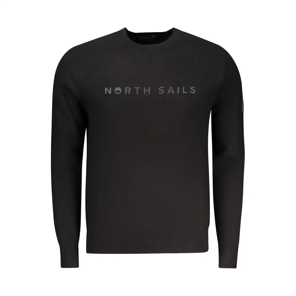 North Sails Black Viscosa Men Sweater - Sweaters