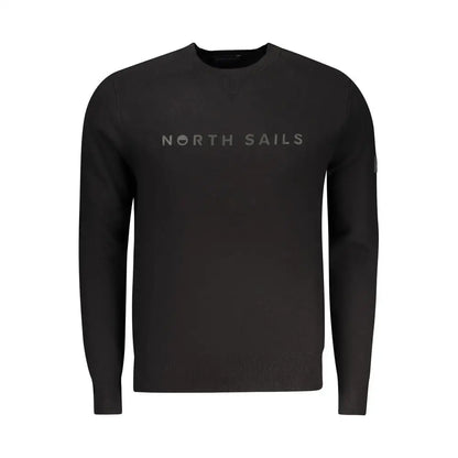 North Sails Black Viscosa Men Sweater - Sweaters