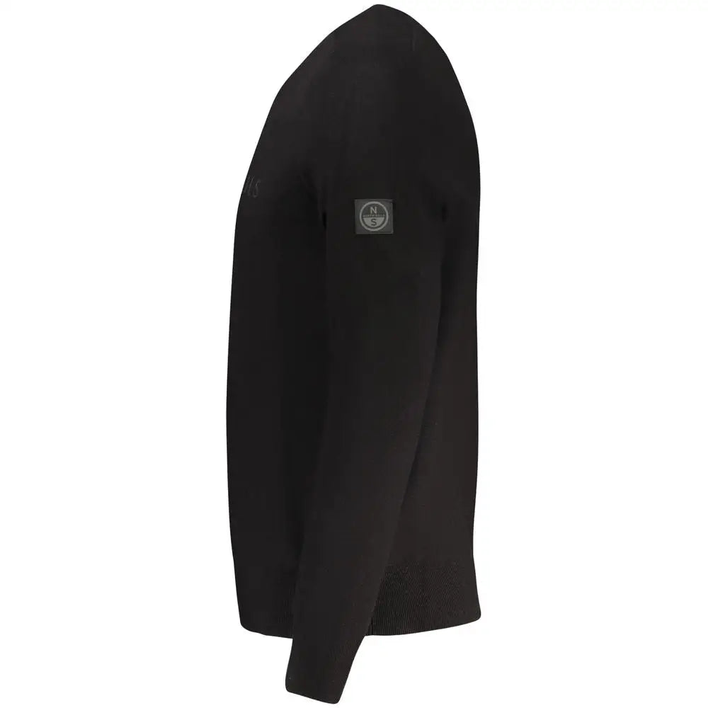 North Sails Black Viscosa Men Sweater - Sweaters