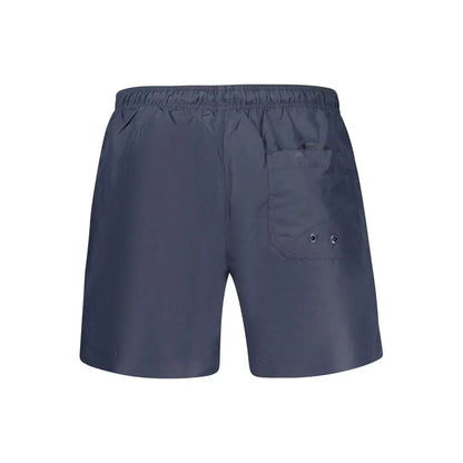 Mørkeblå letvægts North Sails Blu Poliestere badeshorts med elastik og lomme