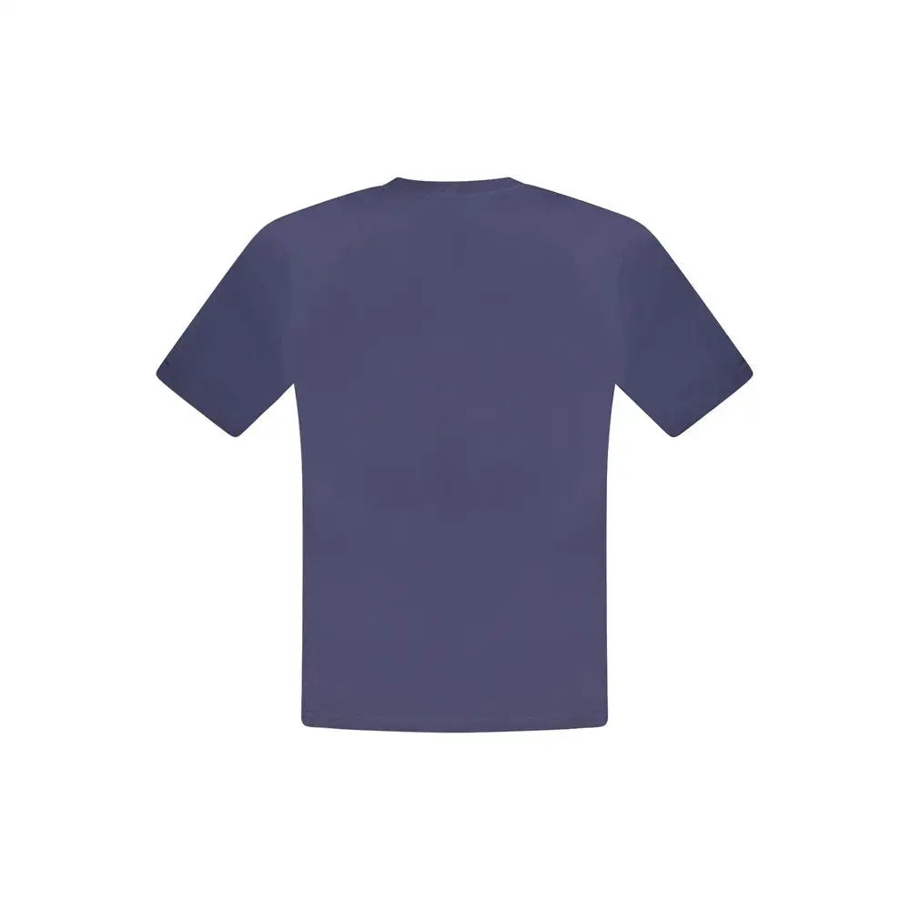 North Sails blå bomuld herret-shirt med crew neck