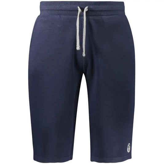 Navy blue North Sails cotton shorts med hvide snører og logo