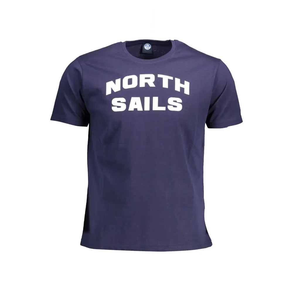 North Sails Blue Cotton Men’s T-Shirt