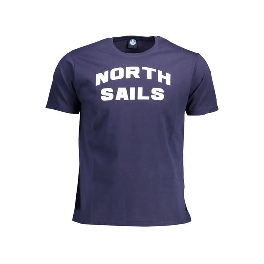 North Sails Blue Cotton Men’s T-Shirt