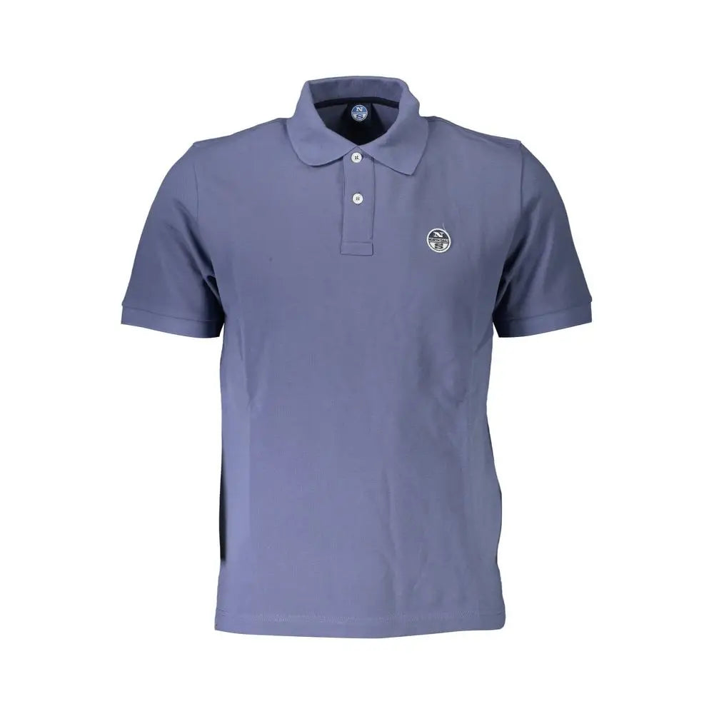 North Sails Blue Cotton Polo Shirt - M - Polo Shirts