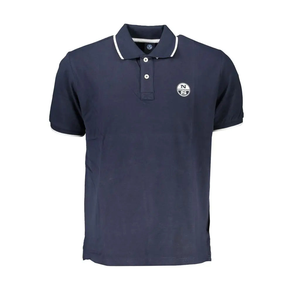 North Sails Blue Cotton Polo Shirt - S - Polo Shirts