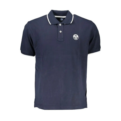 North Sails Blue Cotton Polo Shirt - S - Polo Shirts