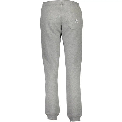 North Sails Gray Cotton Pant - Bukser