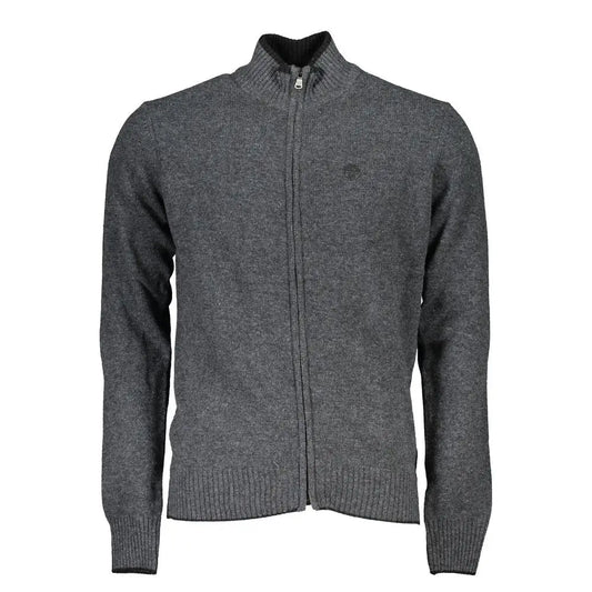 North Sails Gray Polyamide Men Cardigan - Sweaters