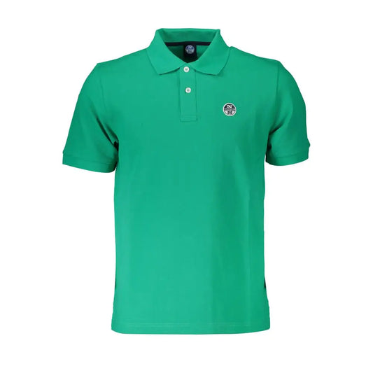 North Sails Green Cotton Polo Shirt - M - Polo Shirts