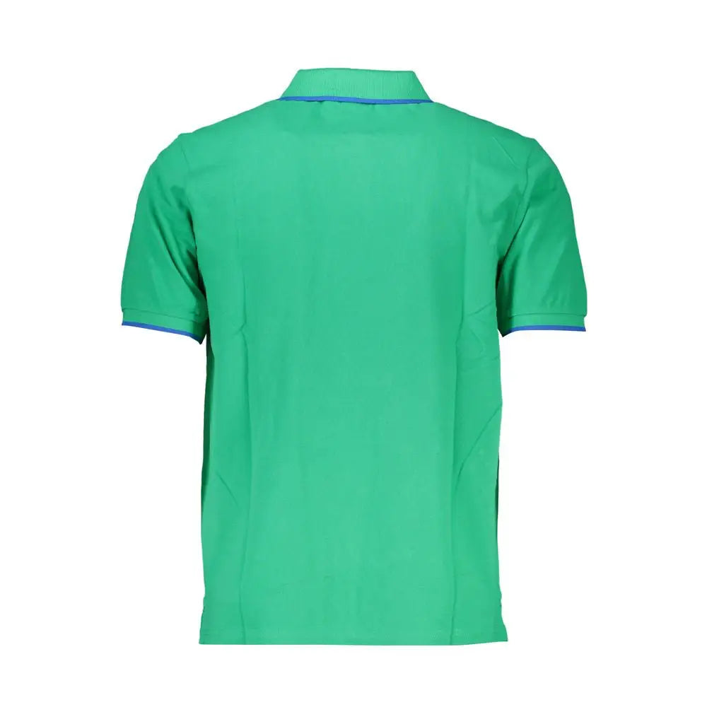 North Sails Green Cotton Polo Shirt - Polo Shirts
