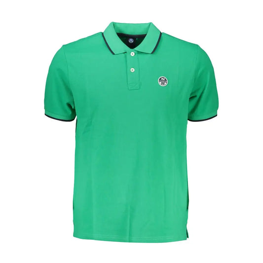 North Sails Green Cotton Polo Shirt - Polo Shirts