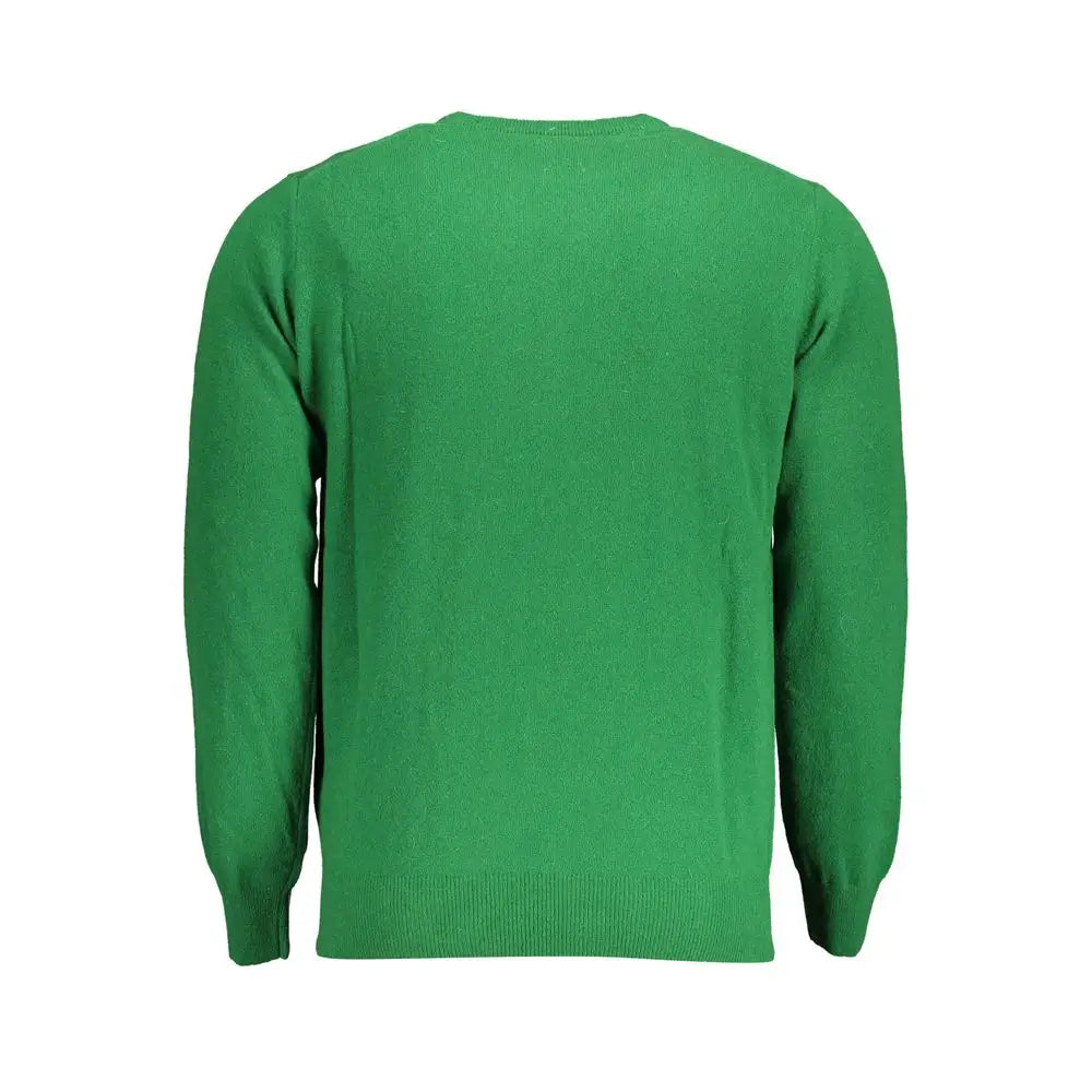 North Sails Green Wool Men Sweater - 3XL - Sweaters