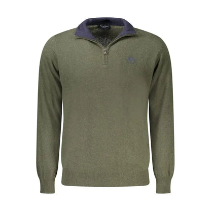 North Sails Green Wool Men Sweater - Sweaters