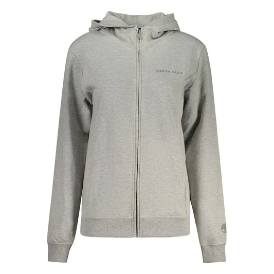 North Sails Grigio Cotton Women Hoodie - Hoodies