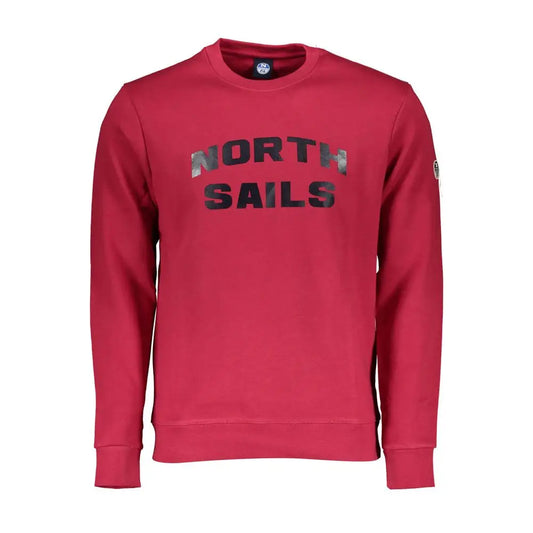 North Sails Red Cotton Men Sweater - S - Sweaters
