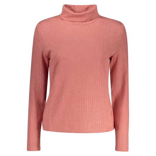 Høj kvalitet North Sails Rosa polyester ribbed turtleneck sweater