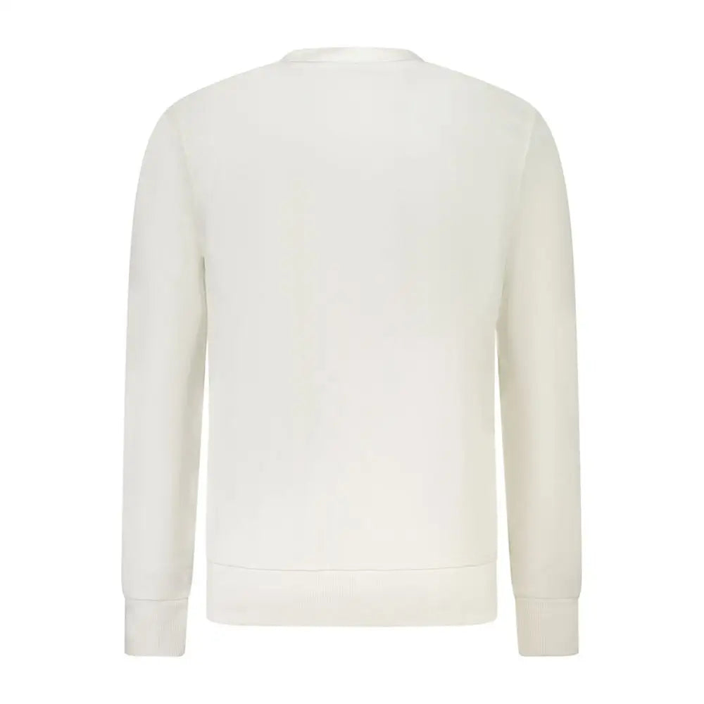 Nord Sails white cotton sweatshirt i cremfarvet bomuld med langærmet crewneck