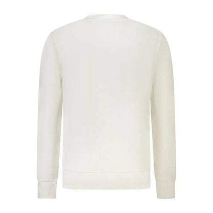 Nord Sails white cotton sweatshirt i cremfarvet bomuld med langærmet crewneck