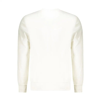 Nord Sails hvid bomuldssweater i cremfarvet langærmet design med rund hals og ribbade manchetter
