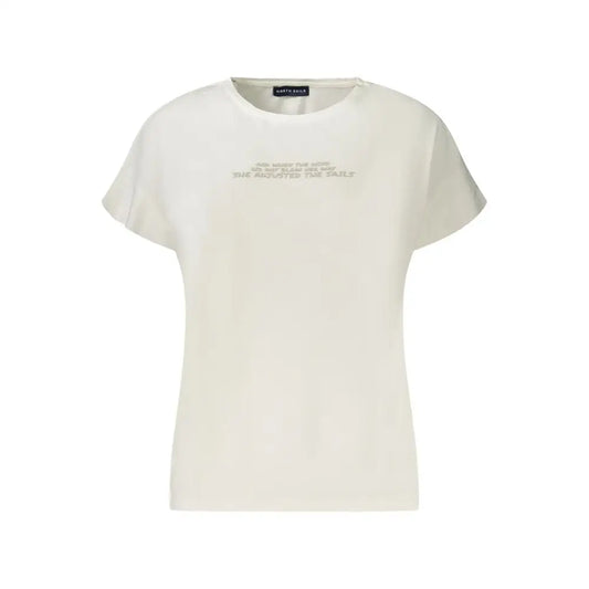 North Sails White Cotton Tops & T-Shirt - T-shirts