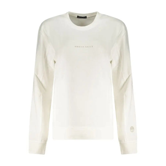 North Sails White Cotton Women Sweater - Sweaters