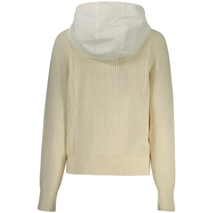 North Sails White Polyester Women Cardigan - Sweaters