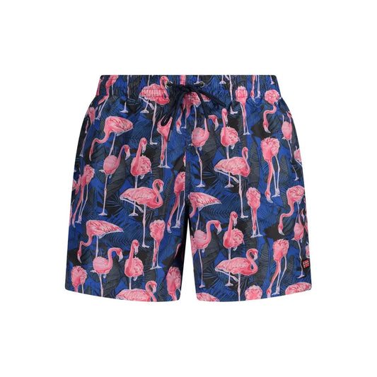 Norway 1963 Blue Polyester Swimwear - S