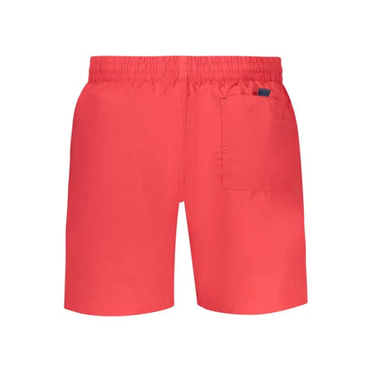 Høj kvalitet Norway 1963 røde polyamid badebukser i lys korallfarve