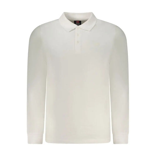 Klassisk hvid bomuldspolo til mænd, Norway 1963-model