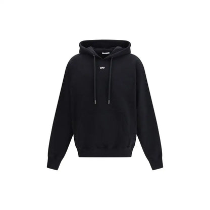Sort Off-White sort sort hoodie i sort med minimalistisk design