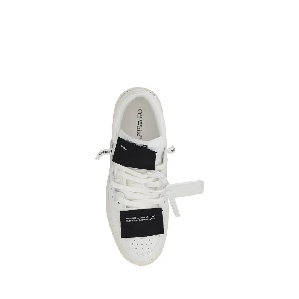 Off-White sorte gummi sneakers med hvidt tab og sort label