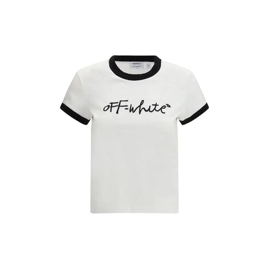 Off-White White Cotton Sportswear - T-shirts