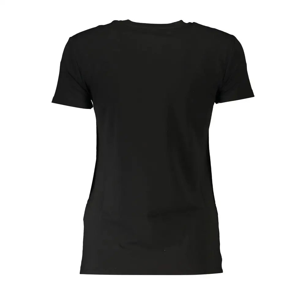 Patrizia Pepe Black Organic Cotton Women T-Shirt - XS
