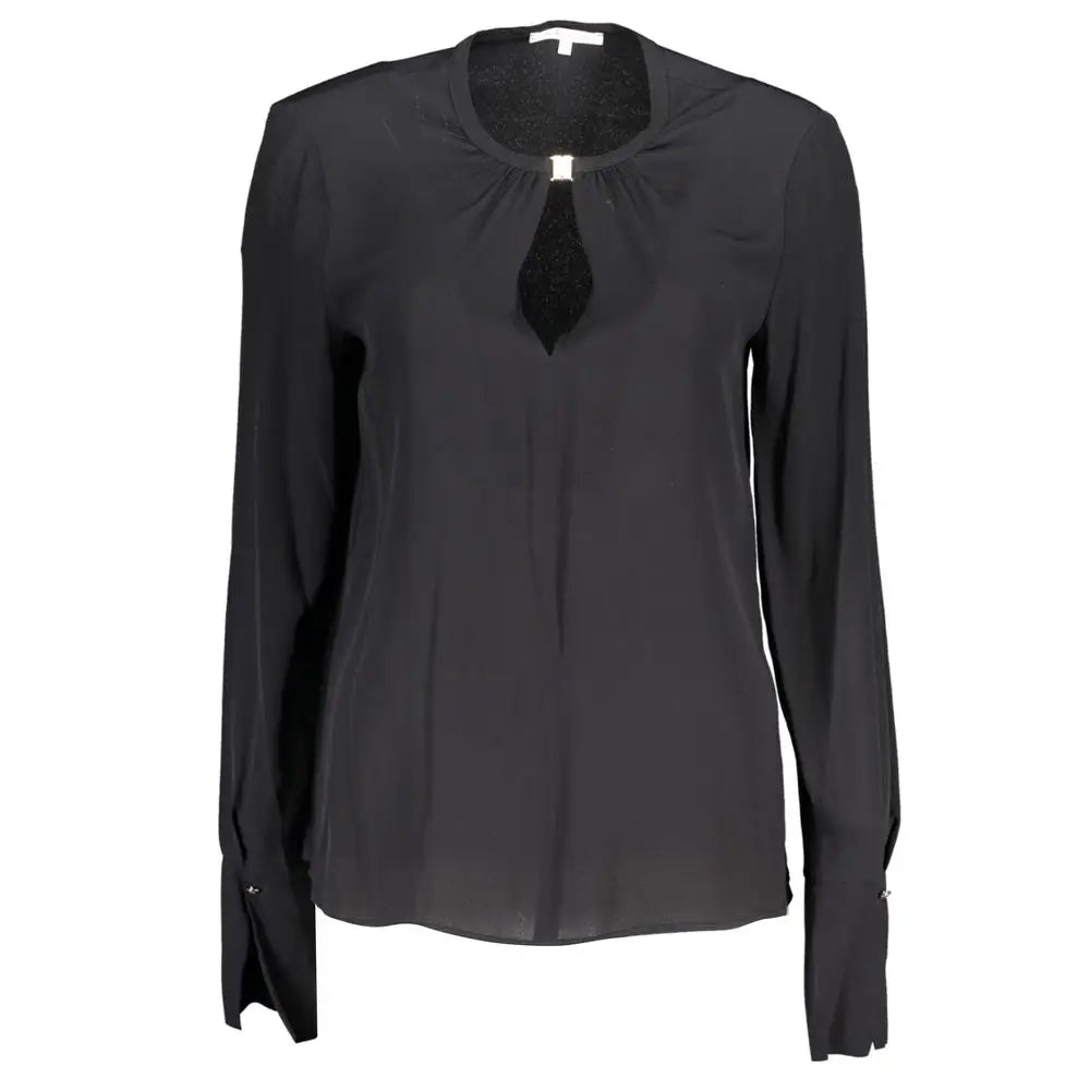 Patrizia Pepe Black Viscose Shirt