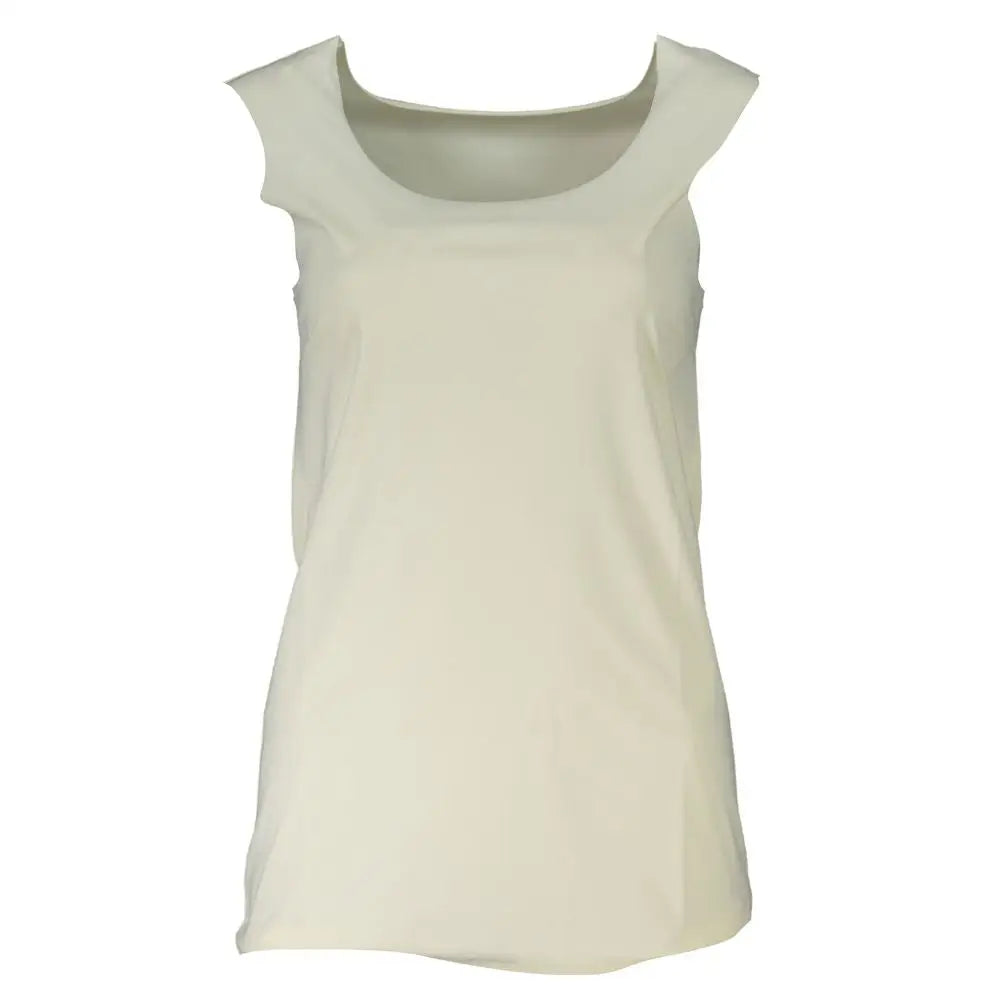 Patrizia Pepe White Elastane Tank Top - T-shirts