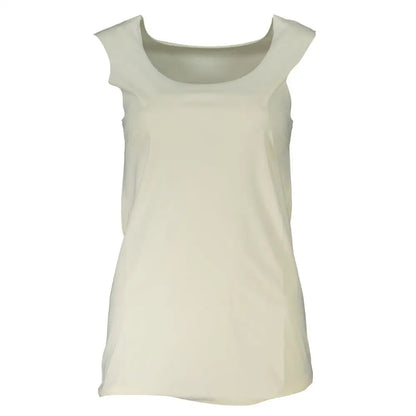 Patrizia Pepe White Elastane Tank Top - T-shirts